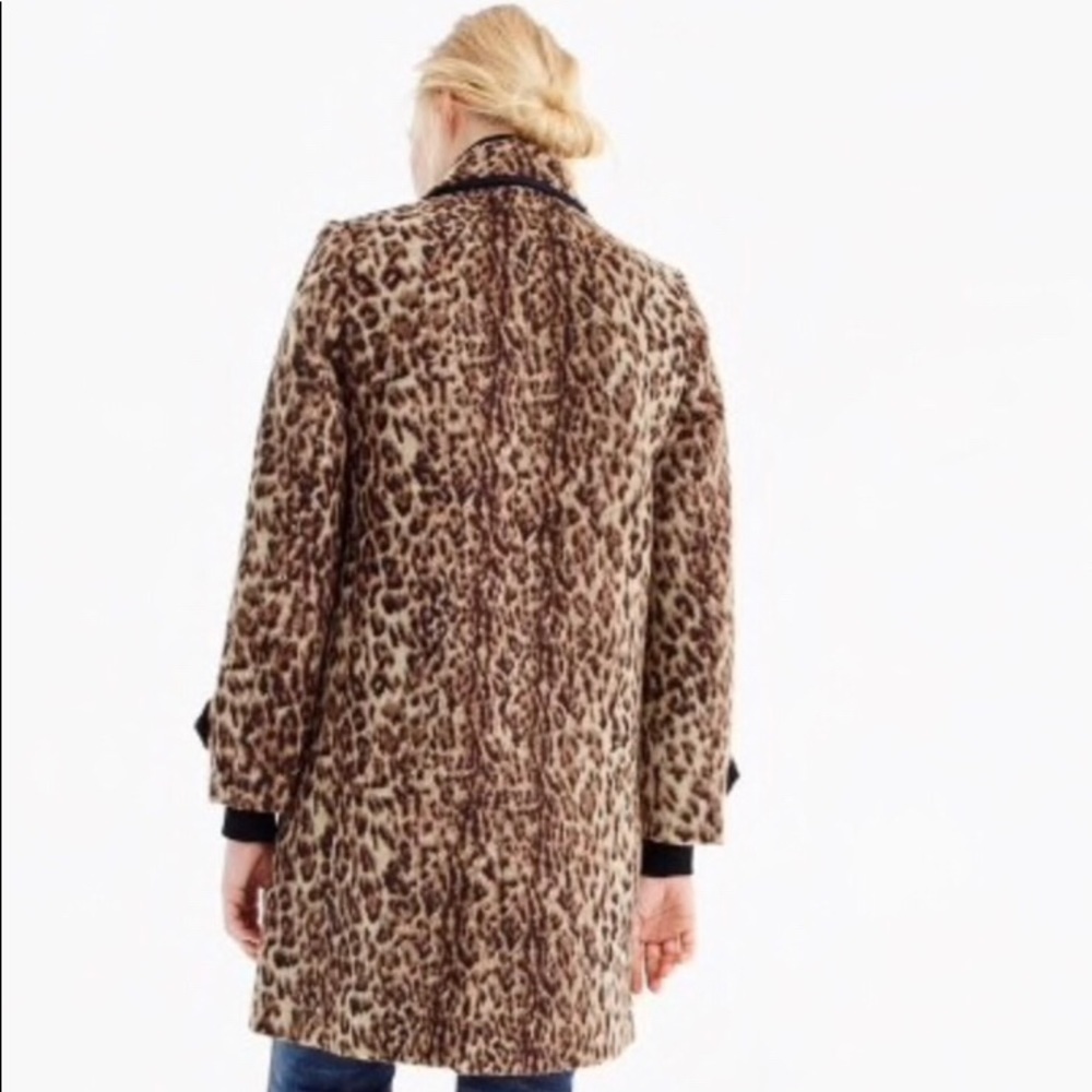 J.Crew Topcoat in Double Leopard